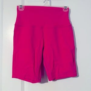 lululemon align high rise short 8”— sonic pink